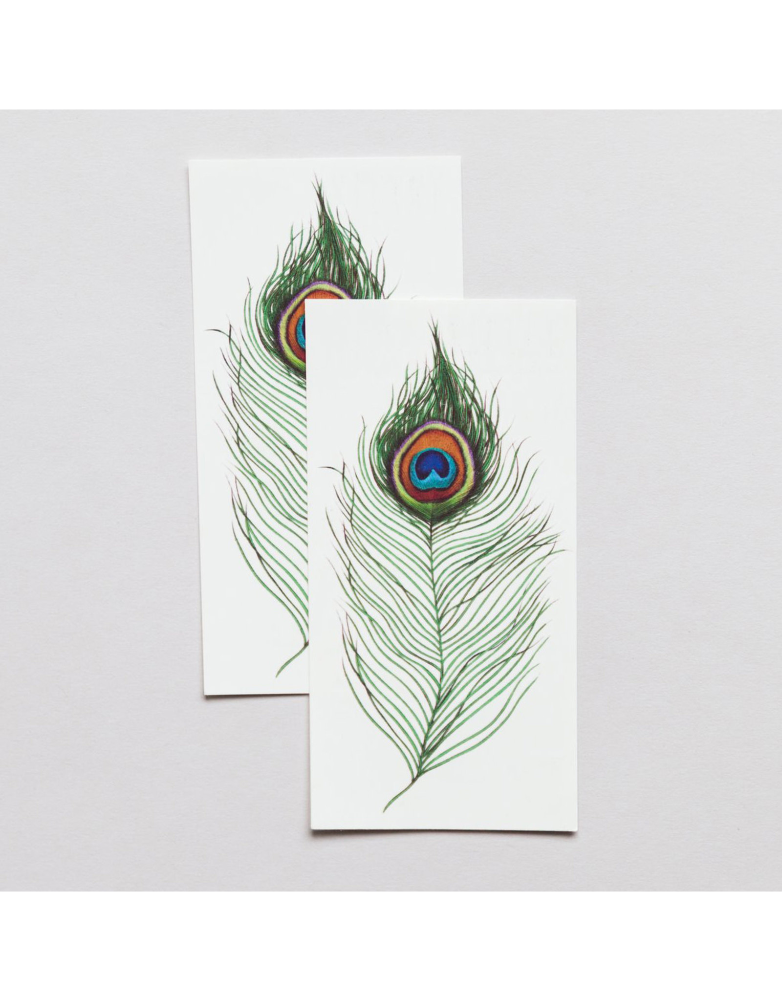 Tattly Peacock Feather Tattly Packaged Pair