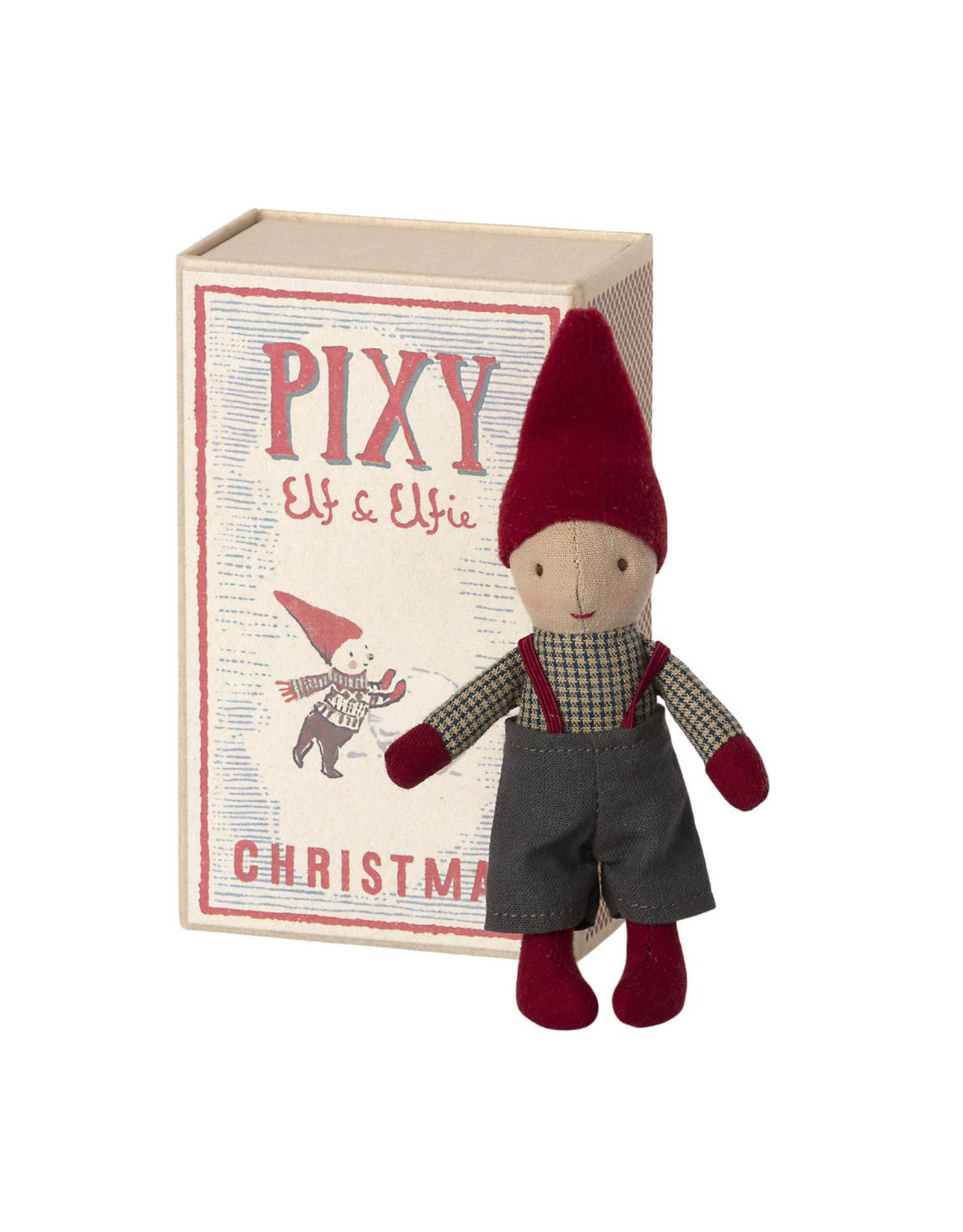 Maileg Pixy Elf in Matchbox