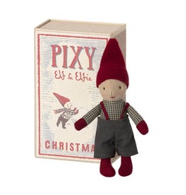 Maileg Pixy Elf in Matchbox