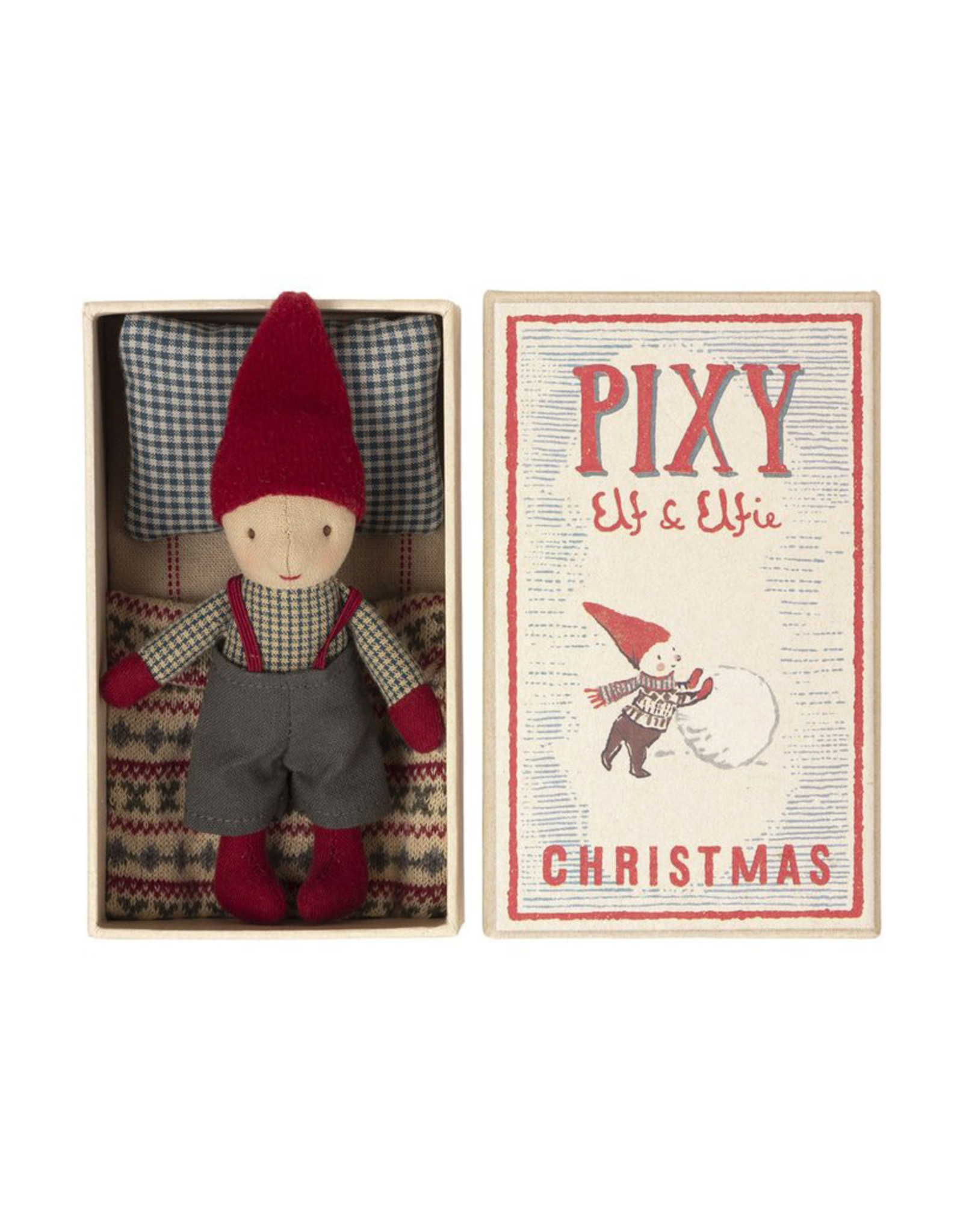 Maileg Pixy Elf in Matchbox