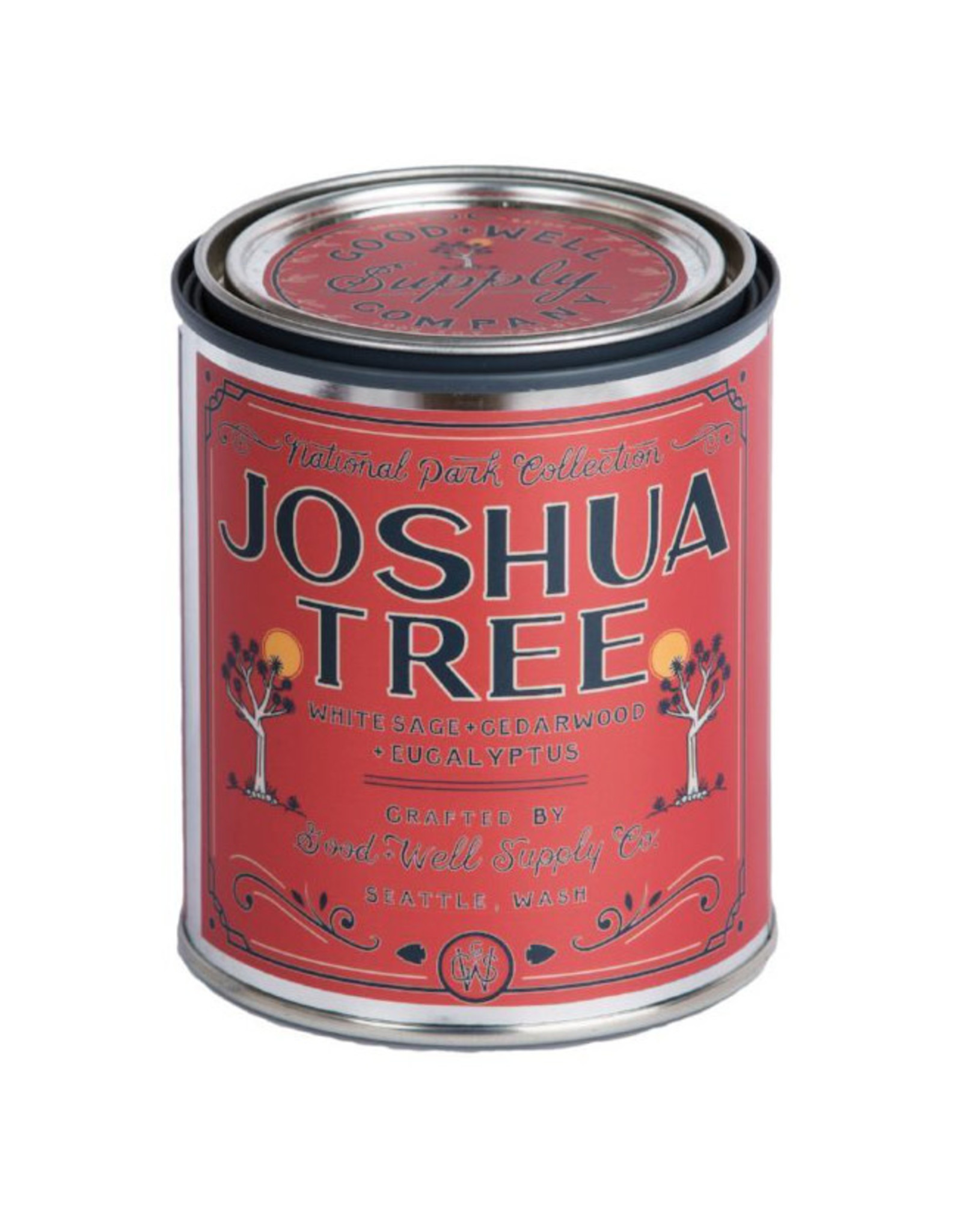 Good & Well Supply Co. Joshua Tree Half Pint Candle - White Sage, Cedar & Eucalyptus