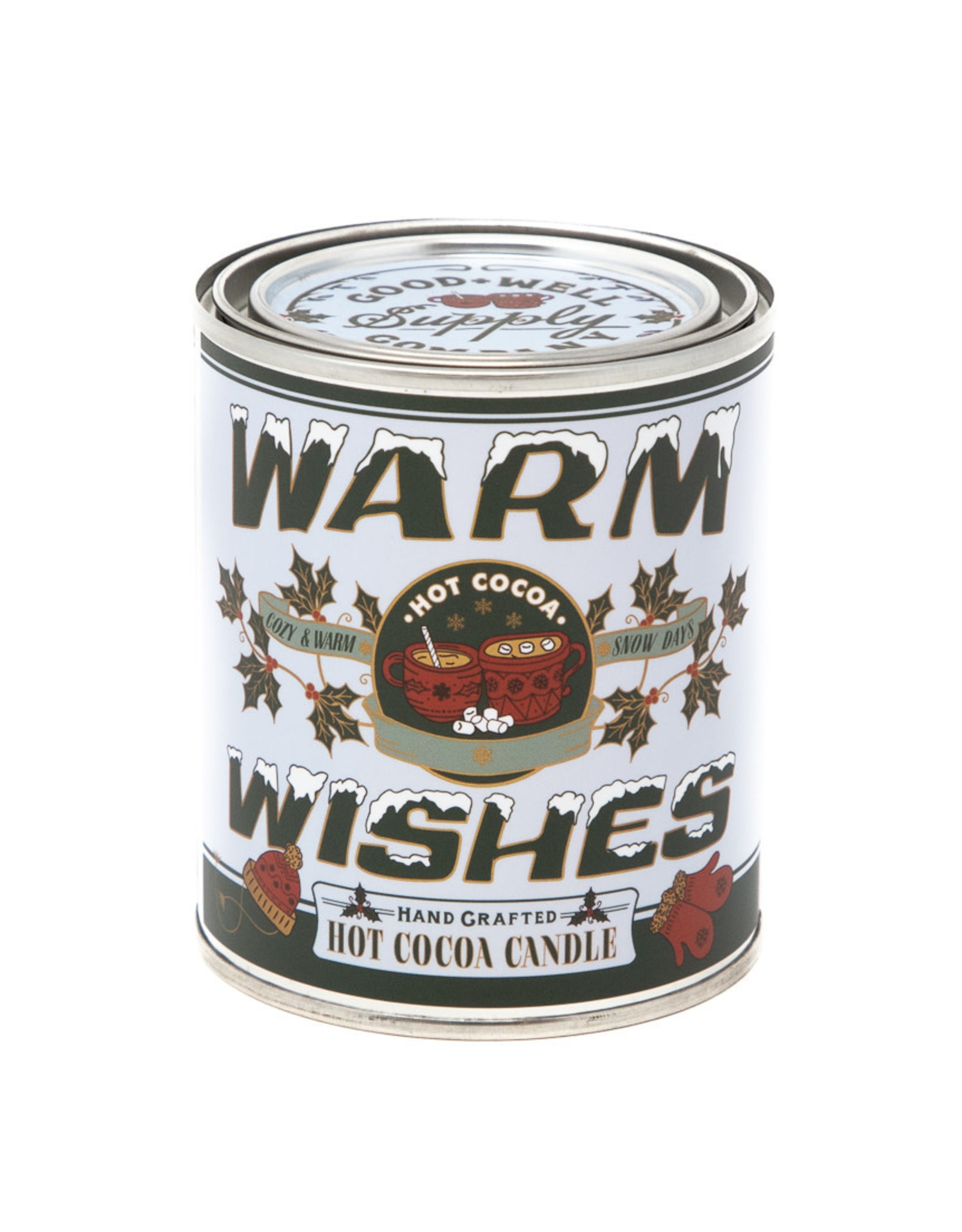 Good & Well Supply Co. Half-Pint Warm Wishes Hot Cocoa Holiday Candle