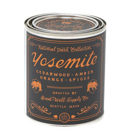 Good & Well Supply Co. Half-Pint Yosemite Candle - Cedarwood, Amber, Orange & Spice