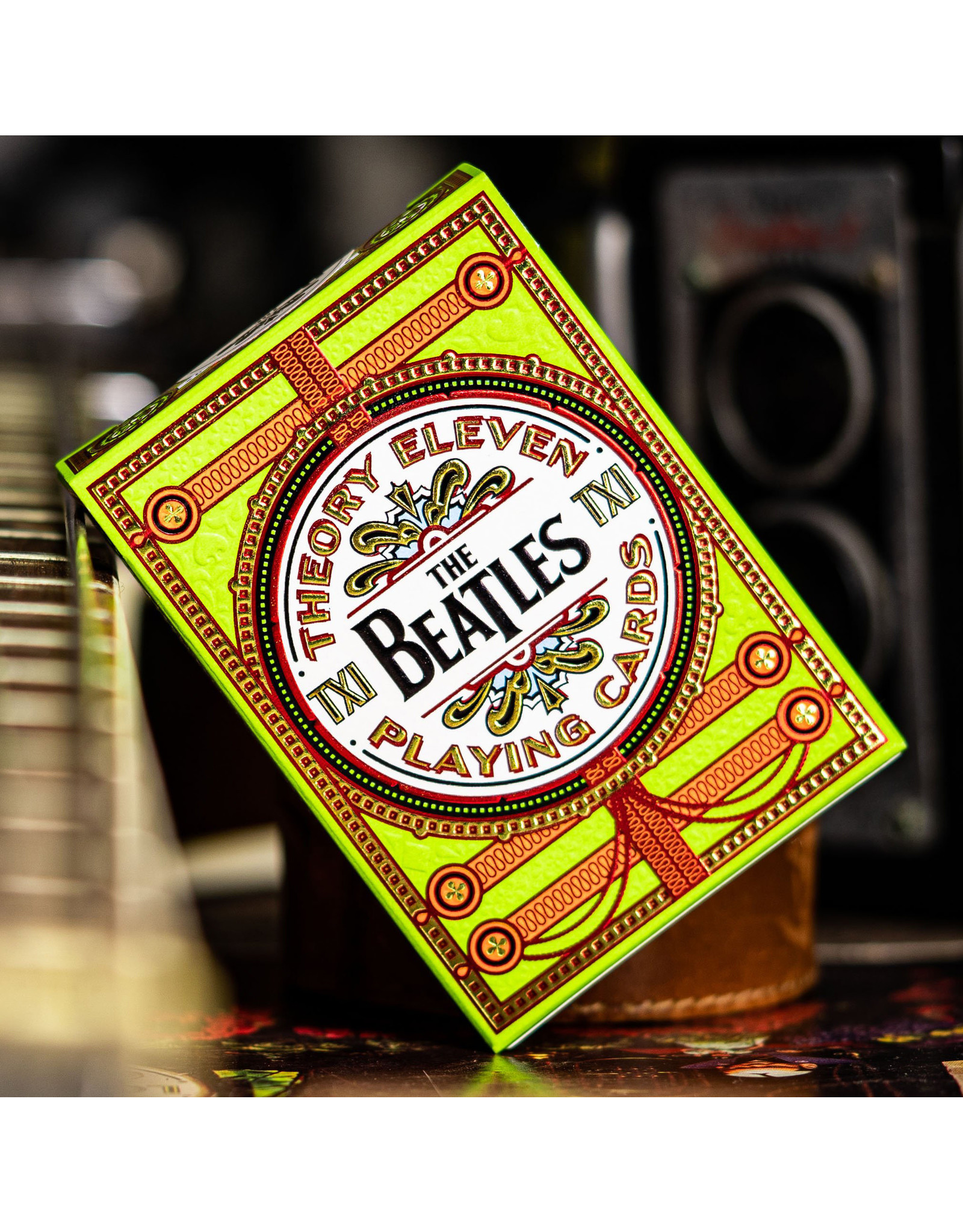 Theory 11 Beatles Green Playing Cards