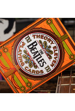 Theory 11 Beatles Orange Playing Cards