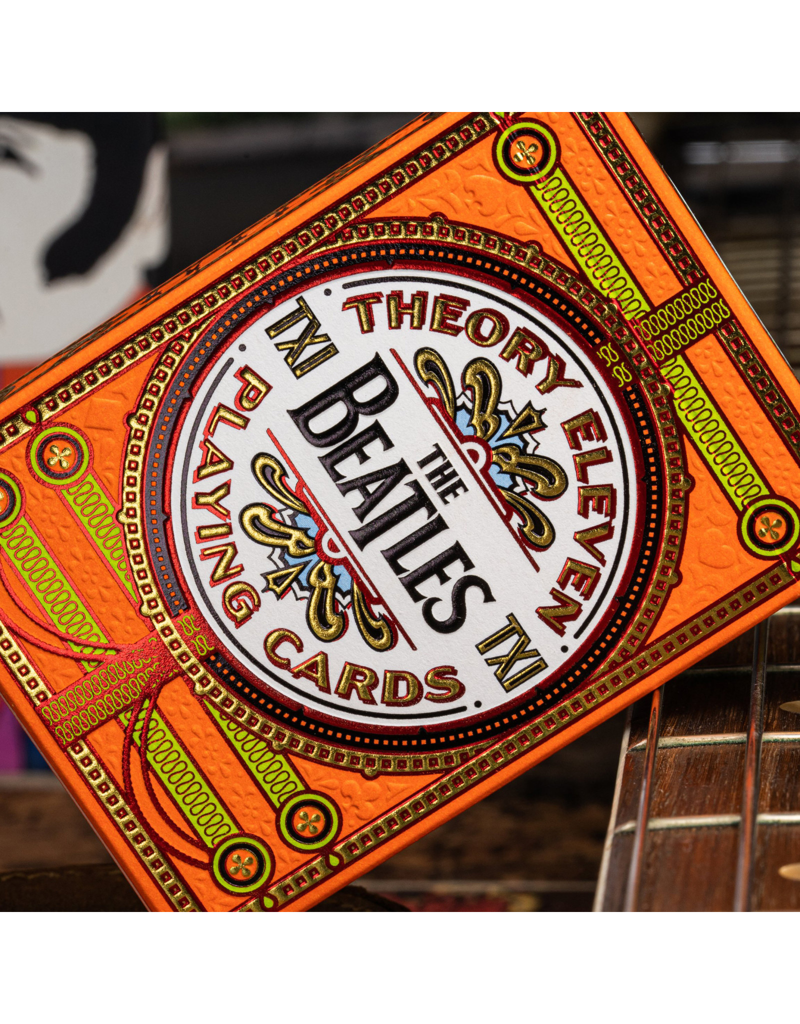 Theory 11 Beatles Orange Playing Cards