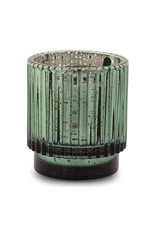 Paddywax Cypress & Fir 4½ oz Green Mercury Ribbed Glass Short Candle