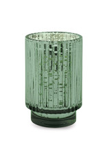 Paddywax Cypress & Fir 12oz Green Mercury Tall Ribbed Glass Candle