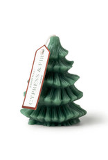 Paddywax Cypress & Fir Short Tree Totem Candle with Hangtag