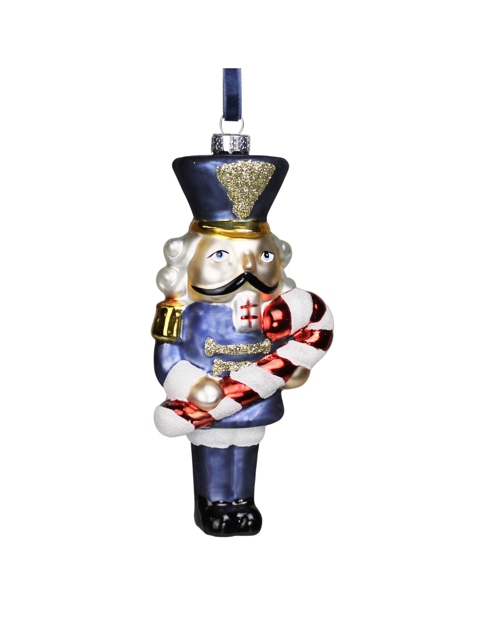 HomArt Nutcracker Glass Ornament