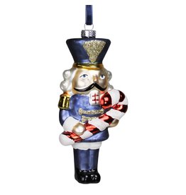 HomArt Nutcracker Glass Ornament