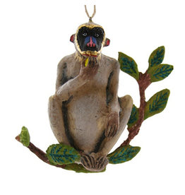 Cody Foster & Co. Perched Tropics Monkey Ornament