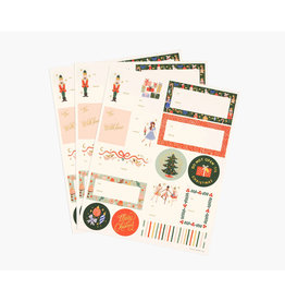 Rifle Paper Co. Pack of 3 Nutcracker Holiday Stickers & Labels
