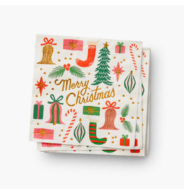 Rifle Paper Co. Holiday Paper Cocktail Napkins Pack of 20