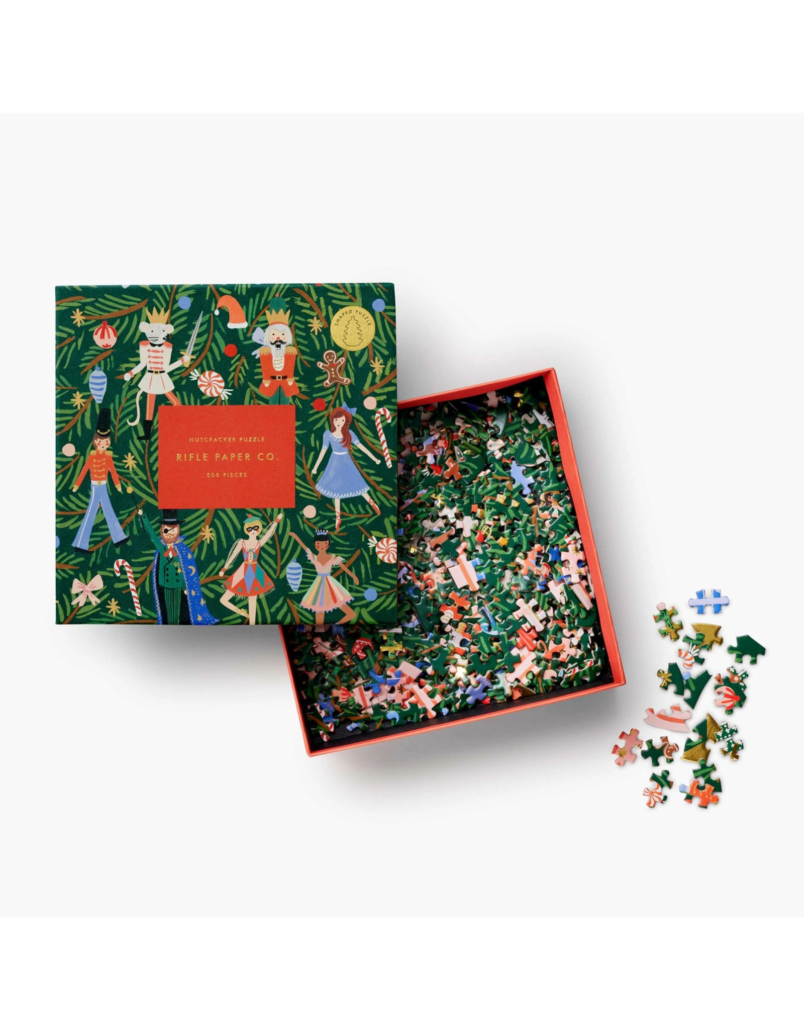 Rifle Paper Co. Nutcracker Holiday Jigsaw Puzzle 500pc