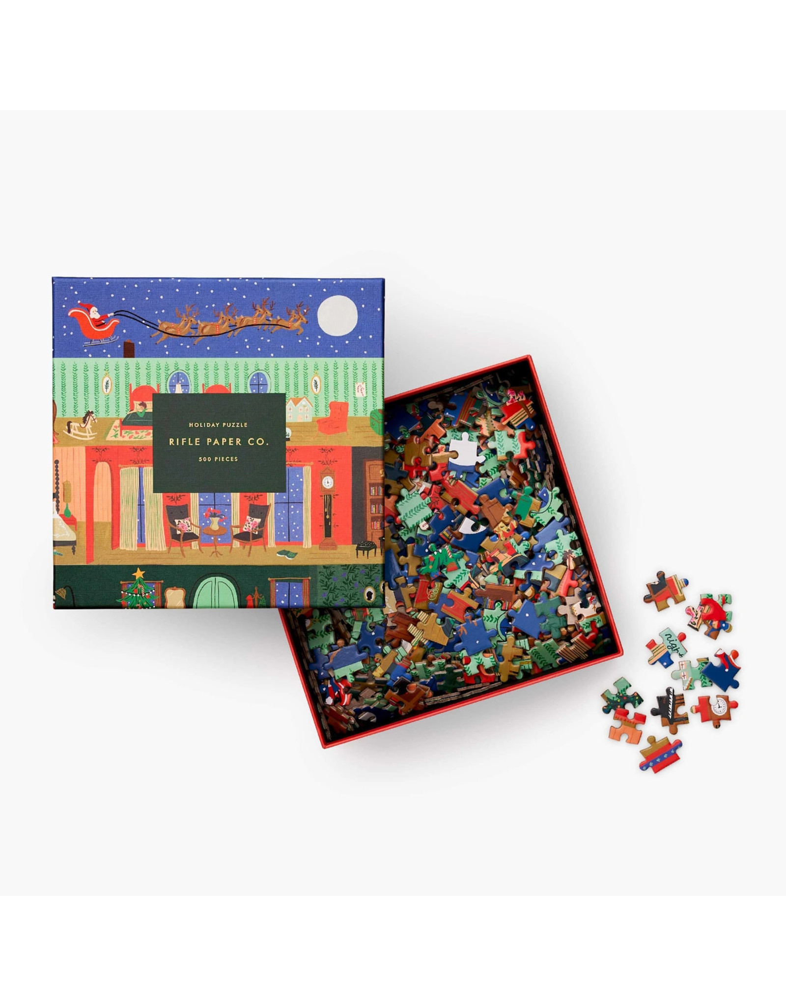 Rifle Paper Co. Holiday Jigsaw Puzzle 500pc