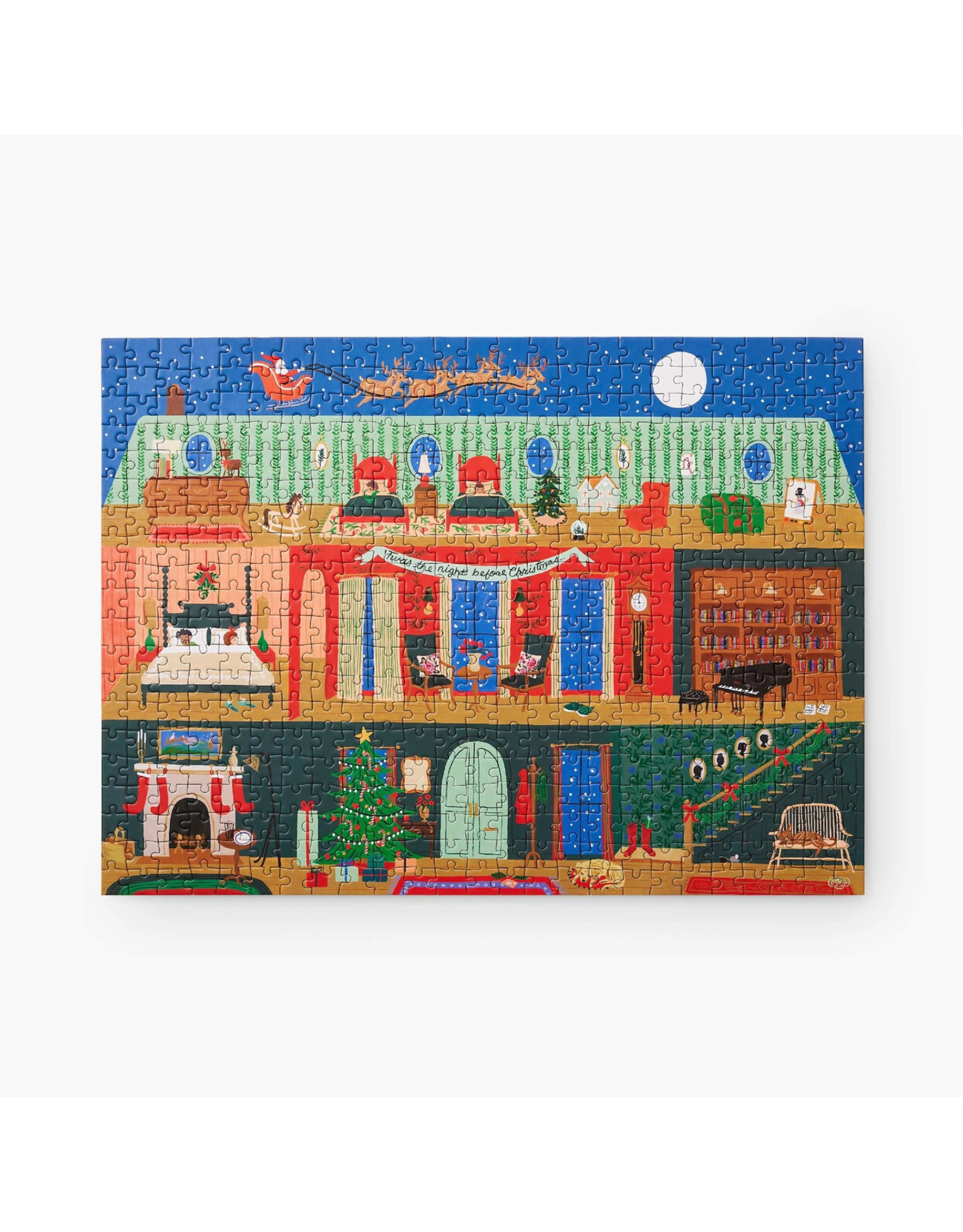 Rifle Paper Co. Holiday Jigsaw Puzzle 500pc