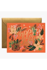 Rifle Paper Co. Poinsettia A2 Christmas Notecards Box of 8