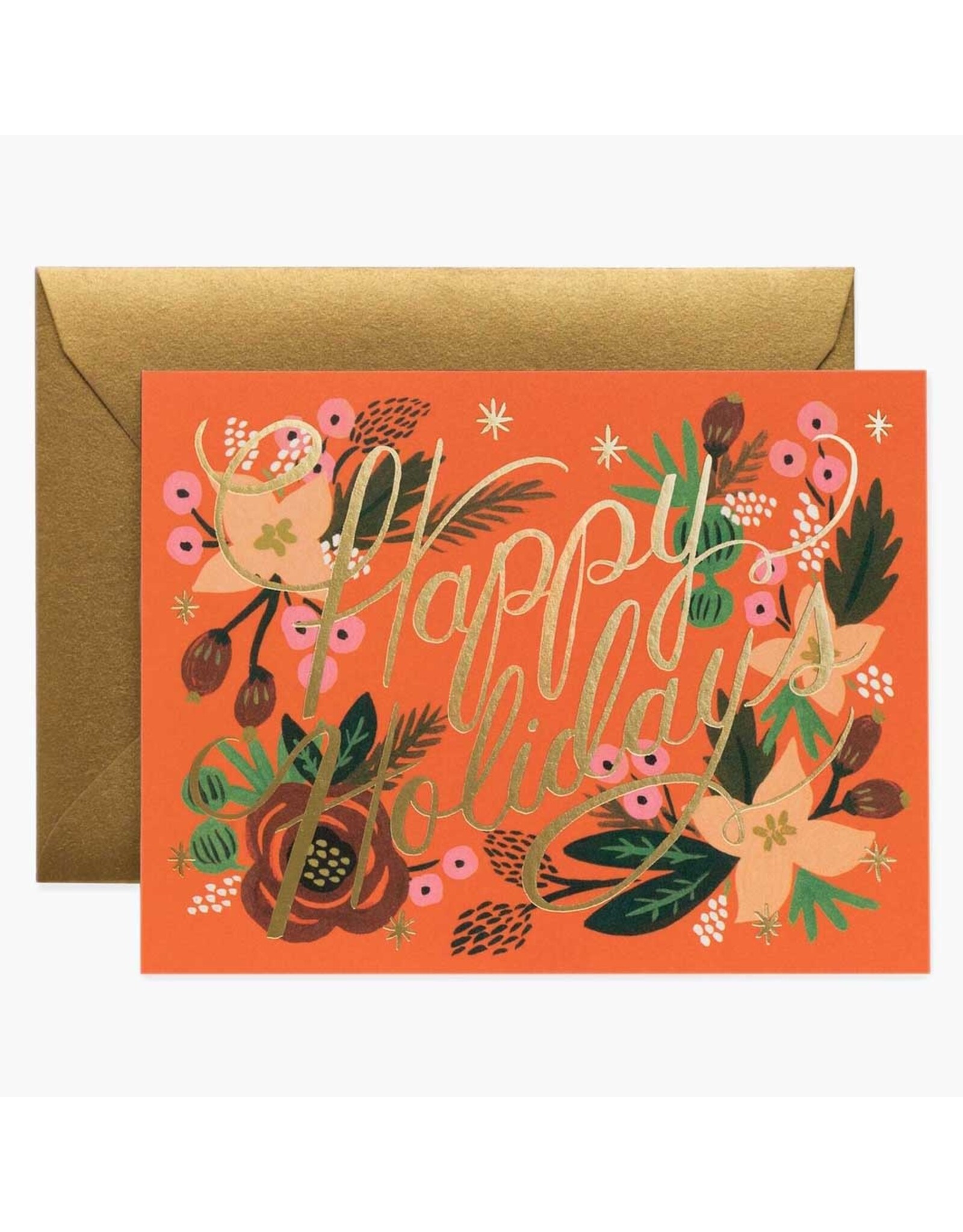 Rifle Paper Co. Poinsettia A2 Christmas Notecards Box of 8