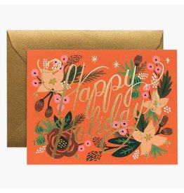 Rifle Paper Co. Poinsettia A2 Christmas Notecards Box of 8