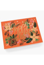Rifle Paper Co. Poinsettia A2 Christmas Notecards Box of 8