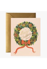 Rifle Paper Co. Christmas Wreath A2 Notecard