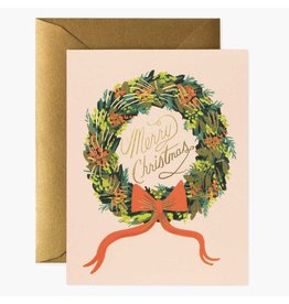 Rifle Paper Co. Christmas Wreath A2 Notecard