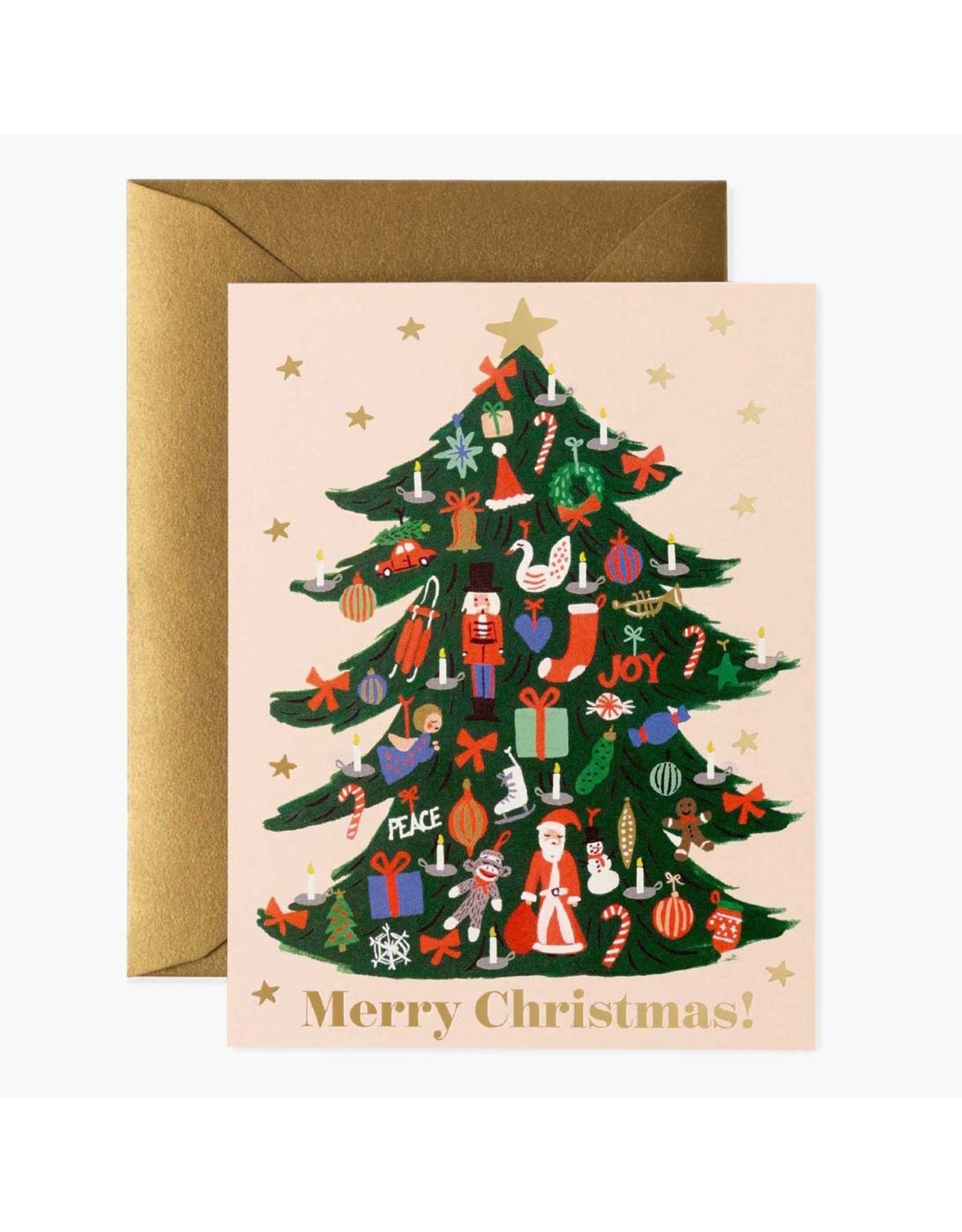 Rifle Paper Co. Trimmed TreeA2 Christmas Notecards Box of 8