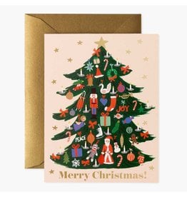 Rifle Paper Co. Trimmed Tree A2 Christmas Notecards Box of 8
