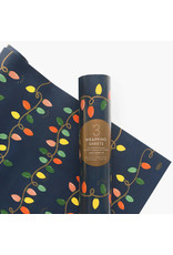 Rifle Paper Co. Wrap Holiday Lights Roll of 3 half-sheets