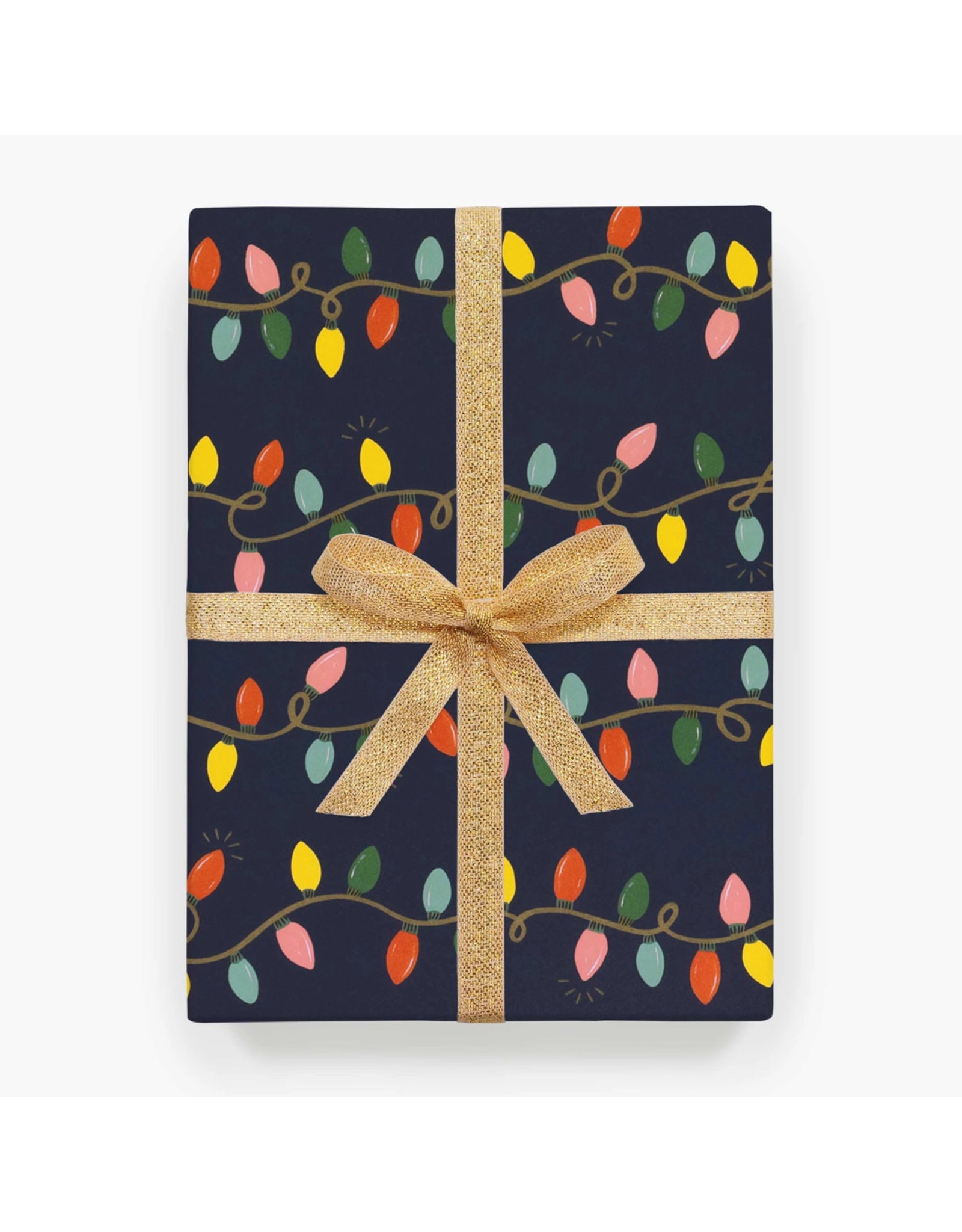 Rifle Paper Co. Wrap Holiday Lights Roll of 3 half-sheets