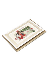 Rossi Vintage Child Toys Christmas Greetings Box of 10 Notecards
