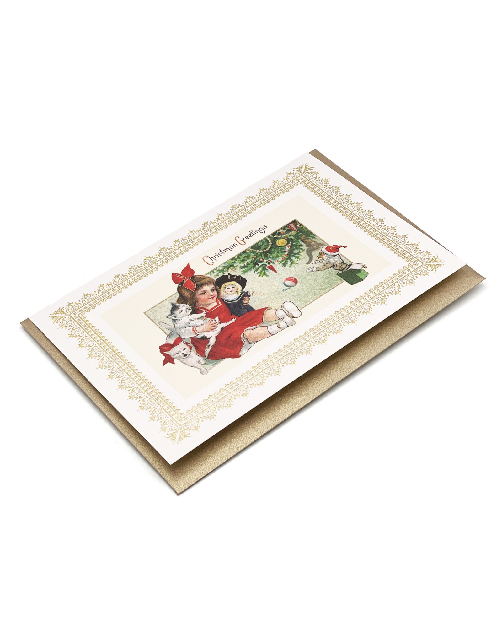 Rossi Vintage Child Toys Christmas Greetings Box of 10 Notecards