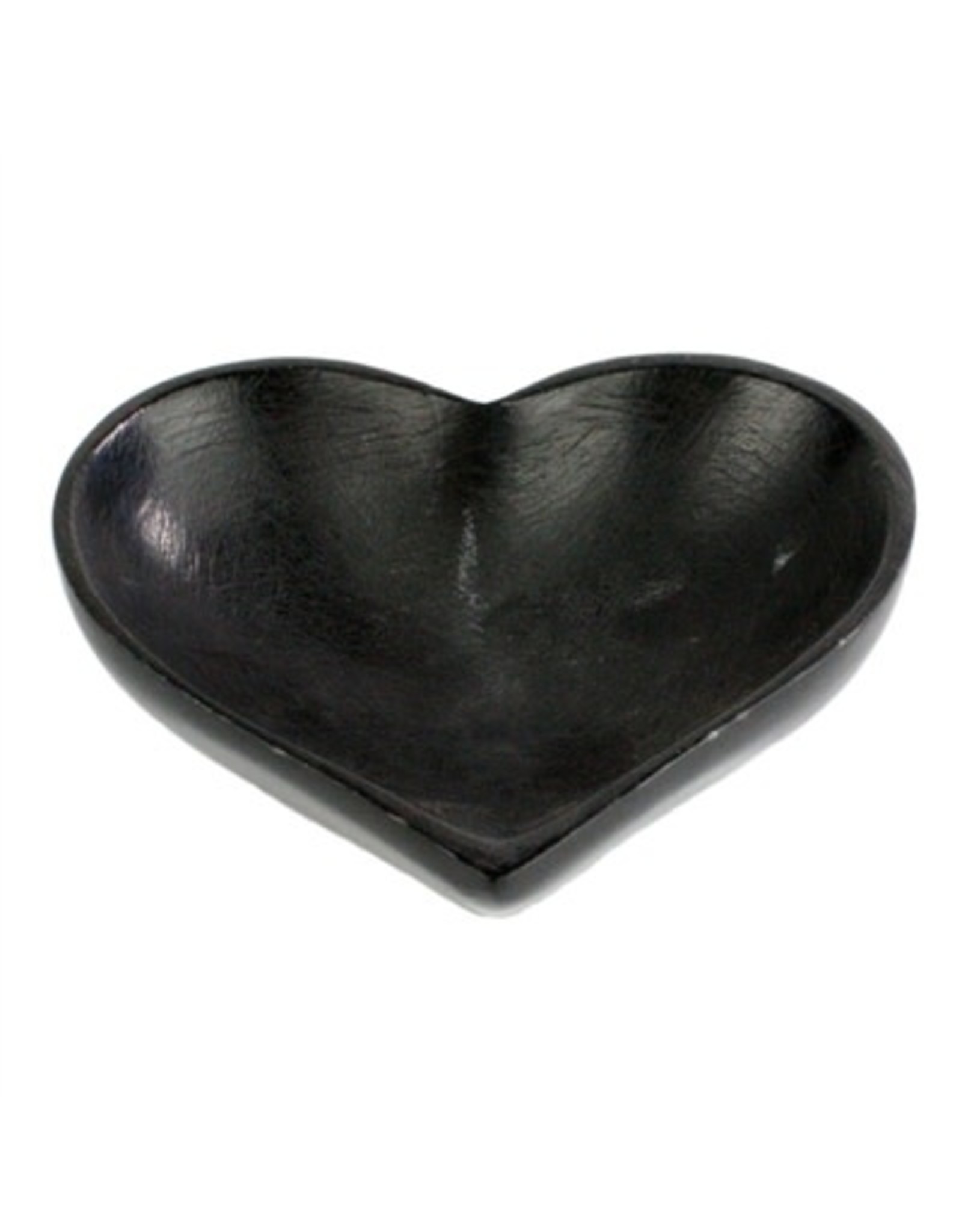 HomArt Soapstone Black Heart Bowl Large