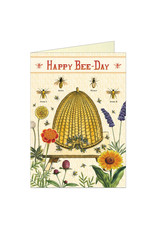 Cavallini Papers & Co. Happy Bee-Day Greeting Brittany A2 Birthday Notecard