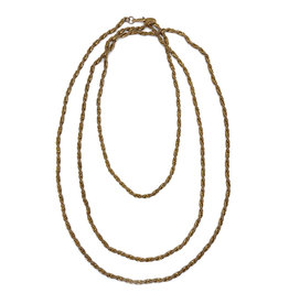 Miriam Haskell 59 In. Vintage Goldtone Chain