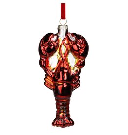 HomArt Lobster Glass Ornament