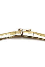 Aurafin 14K Gold 18 Inch Omega Chain Necklace