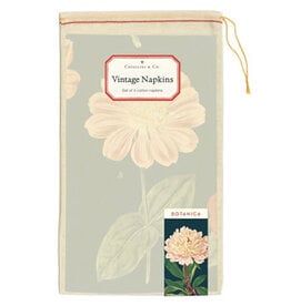 Cavallini Papers & Co. Botany Vintage Napkins Set of 4