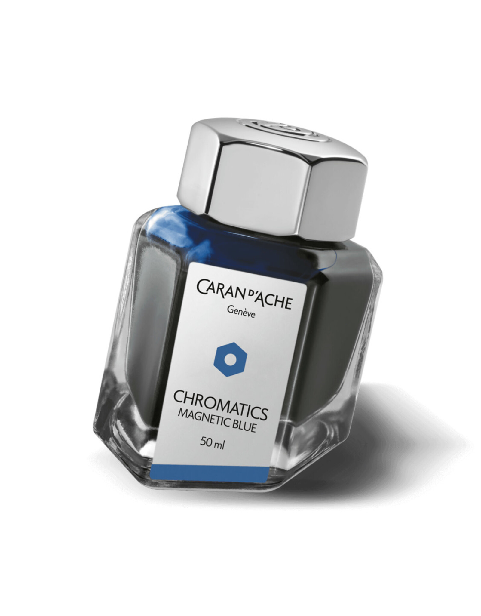 Caran d'Ache 50ml Magnetic Blue CHROMATICS Ink Bottle