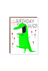 Hello!Lucky Tiny Hugs A2 Birthday Notecard
