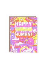 Hello!Lucky Amazing Human A2 Birthday Notecard