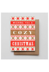 Hammerpress Cozy Christmas 4-Bar Notecard