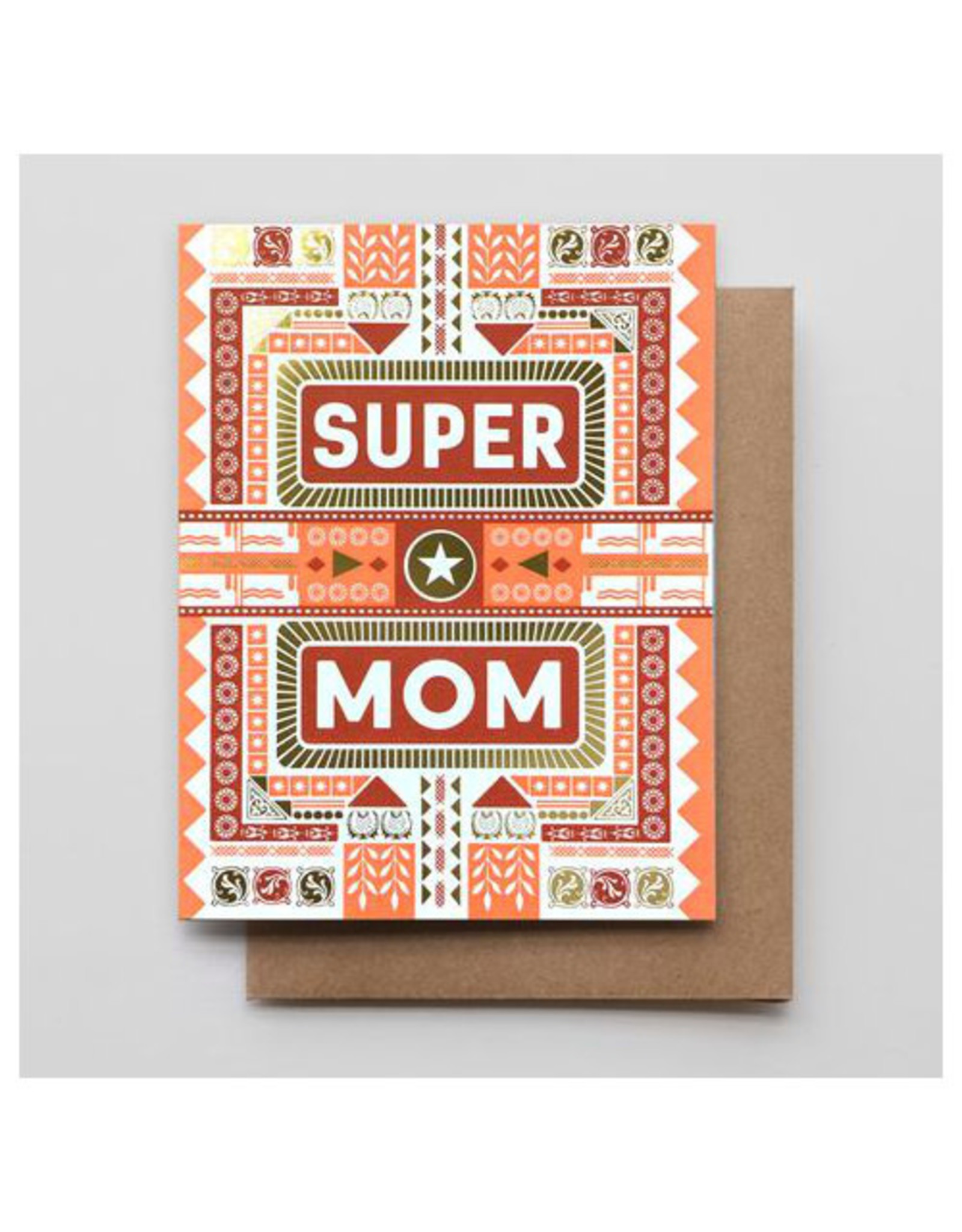 Hammerpress Super Mom Foil A2 Notecard