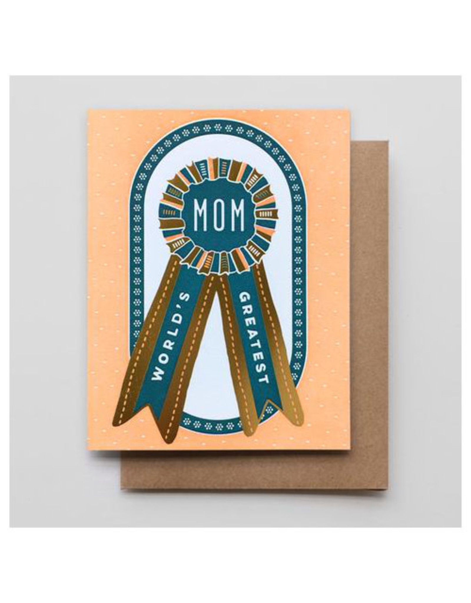 Hammerpress World's Greatest Mom Foil A2 Mothers Day Notecard