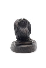Cast Bronze Japanese Chin Dog Statuette