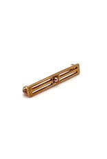 Small 14K Gold Antique Bar Pin with Seed Pearl