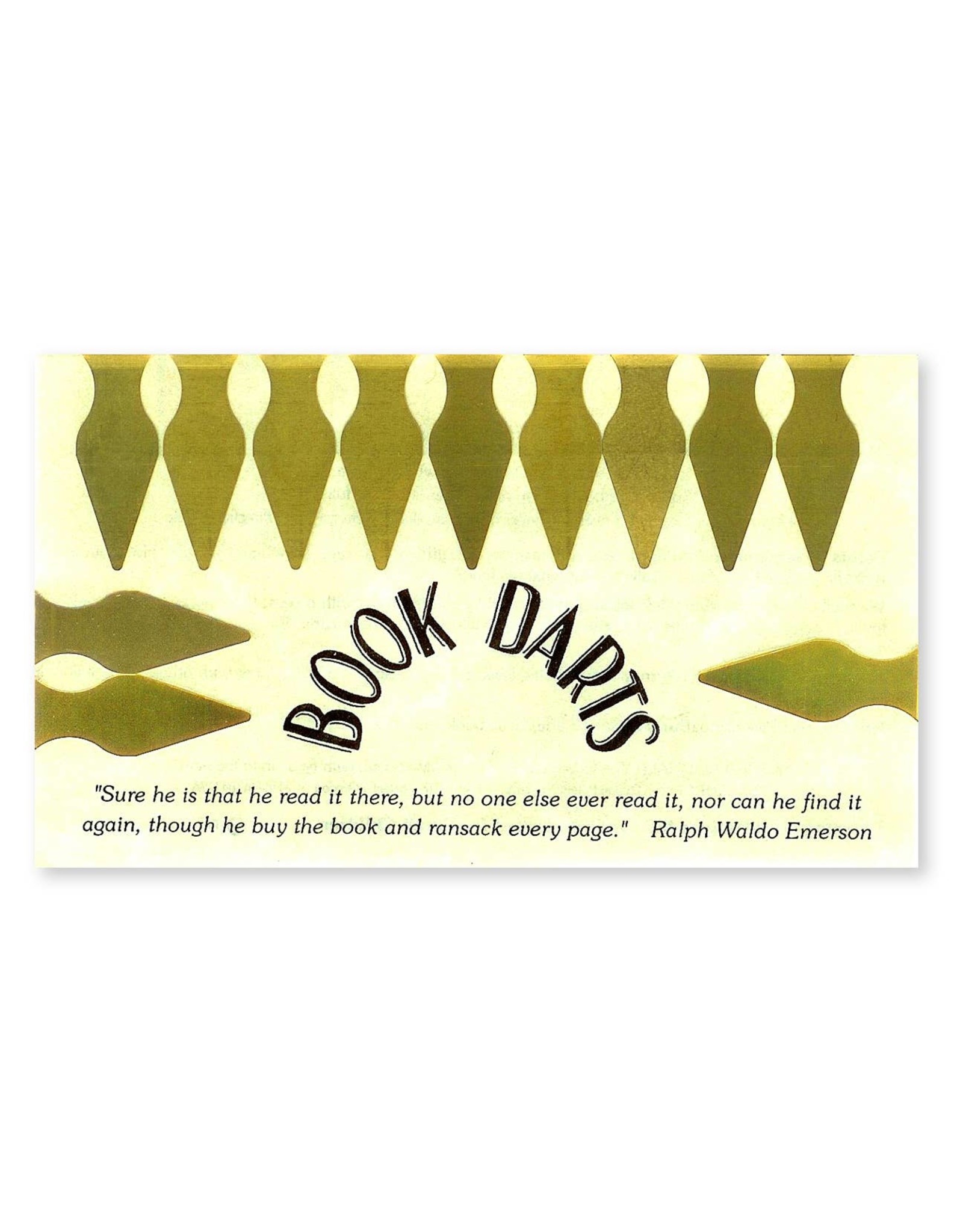 Book Darts, Inc. Brass Book Dart - Pack of 12