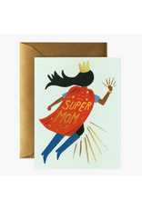 Rifle Paper Co. Super Mom Blue A2 Mother's Day Notecard