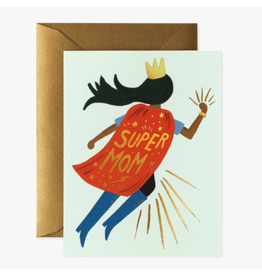 Rifle Paper Co. Super Mom Blue A2 Mother's Day Notecard